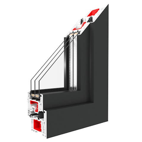 Kunststofffenster Iglo-Edge von Drutex