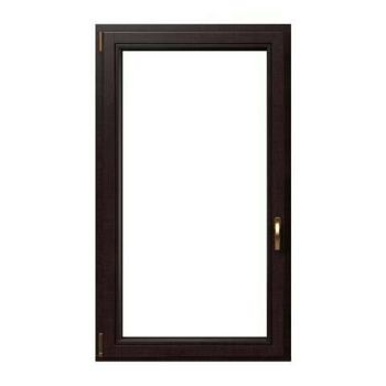 Holzfenster Softline Kiefer Nussbaum von Drutex